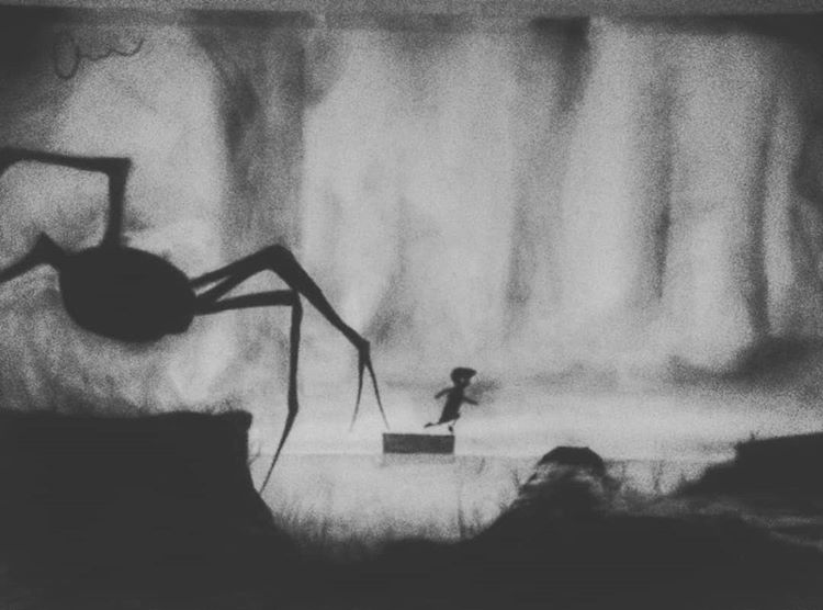 750x556 my charcoal drawing of the video game limbo it's called run - Limbo Drawing