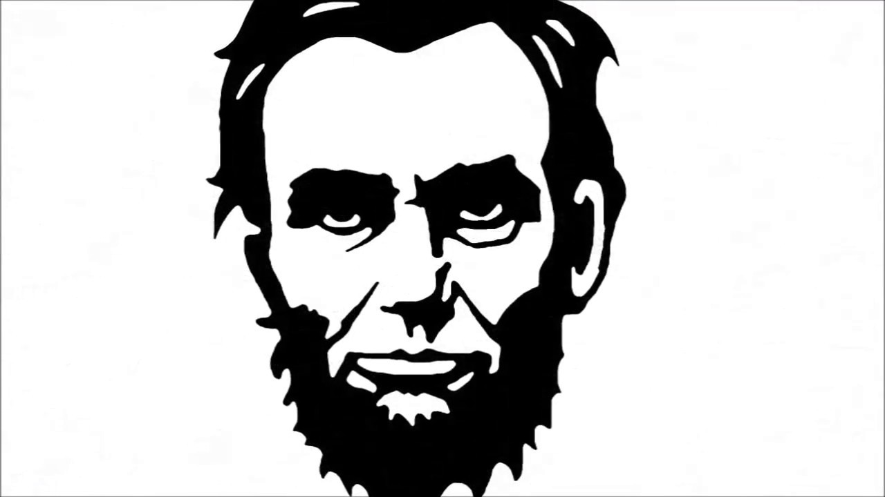 1280x720 How To Draw Abraham Lincoln Step - Lincoln Drawing
