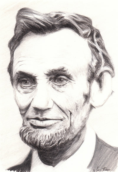 400x580 Pencil Drawings Abraham Lincoln Pencil Drawings - Lincoln Drawing