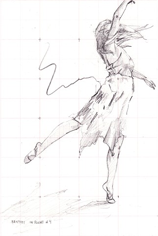 322x480 Allen Bentley - Line Dance Drawing