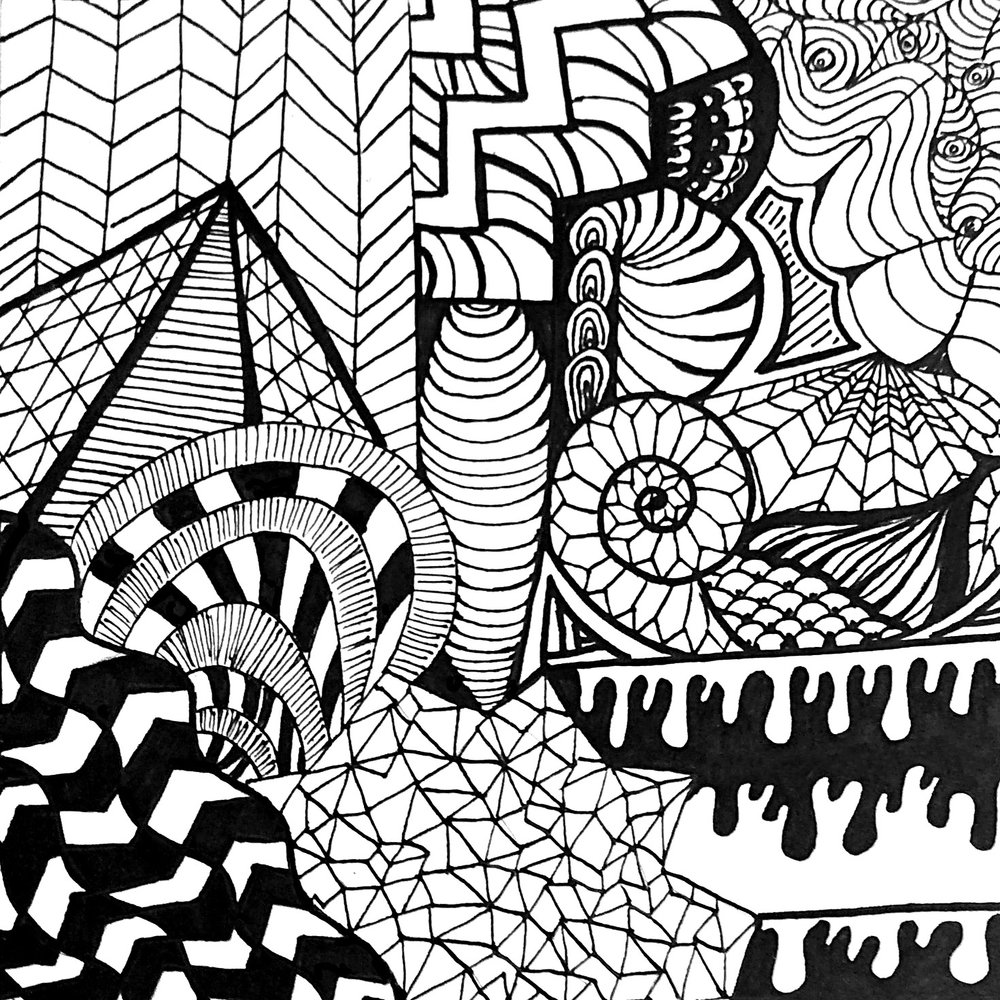 1000x1000 Emotional Line Artwork Kevlyn Teaches - Line Design Drawing