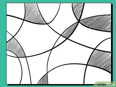 460x345 How To Create A Random Abstract Drawing Steps - Line Design Drawing
