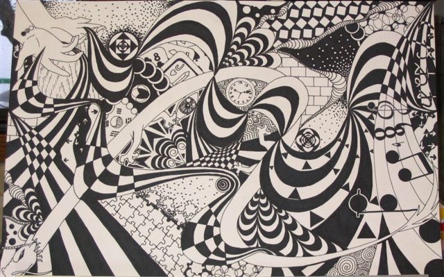 640x399 Line Design Art Graphics Images - Line Design Drawing