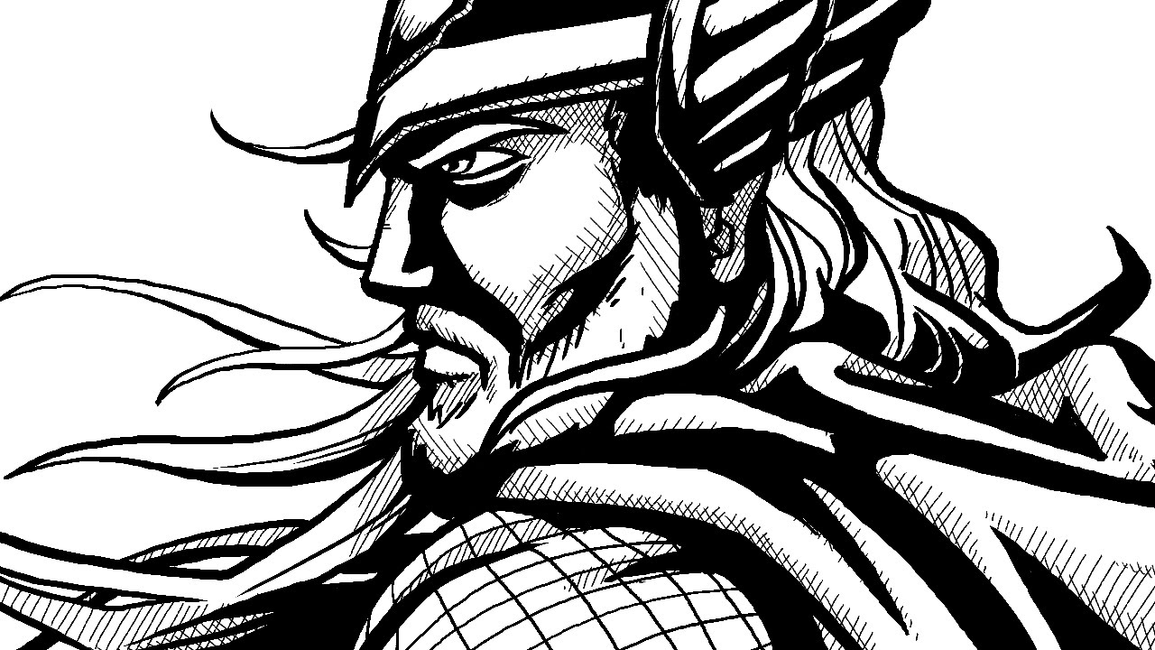 1280x720 How To Draw Comic Book Style Ink! Digital Linework And Shading - Line Drawing Black And White
