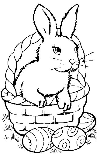 352x514 Easter Bunny Line Drawing Hd Easter Images - Line Drawing Bunny Rabbit