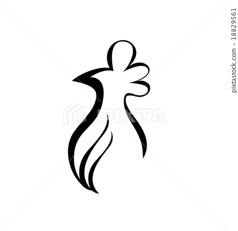 464x450 Vector Of Line Drawing Of A Chicken On White - Line Drawing Chicken