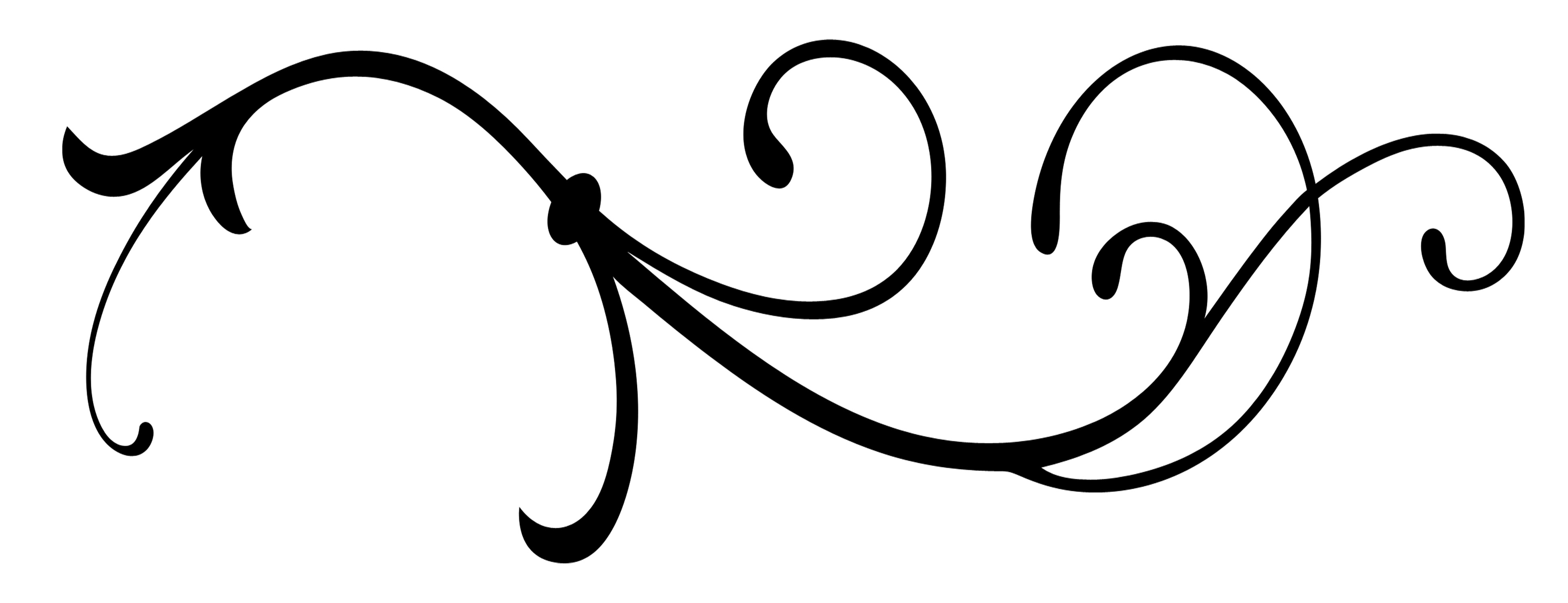 3900x1500 Clip Art Line Design Cliparts - Line Drawing Clipart