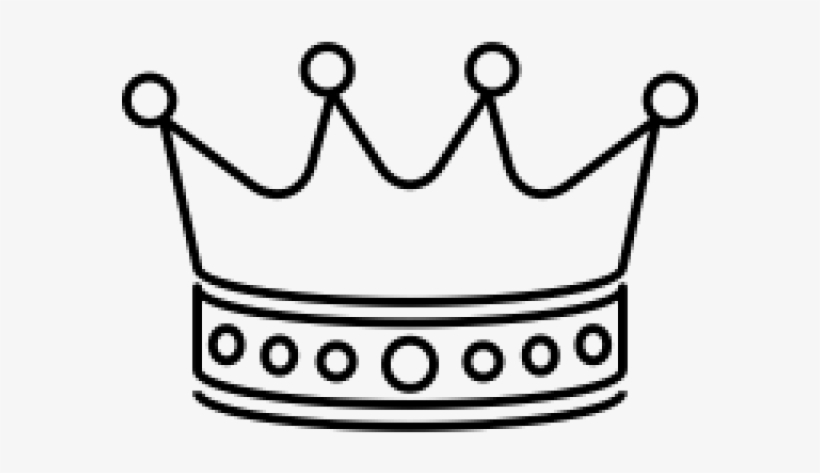820x473 Crown Drawing - Line Drawing Crown