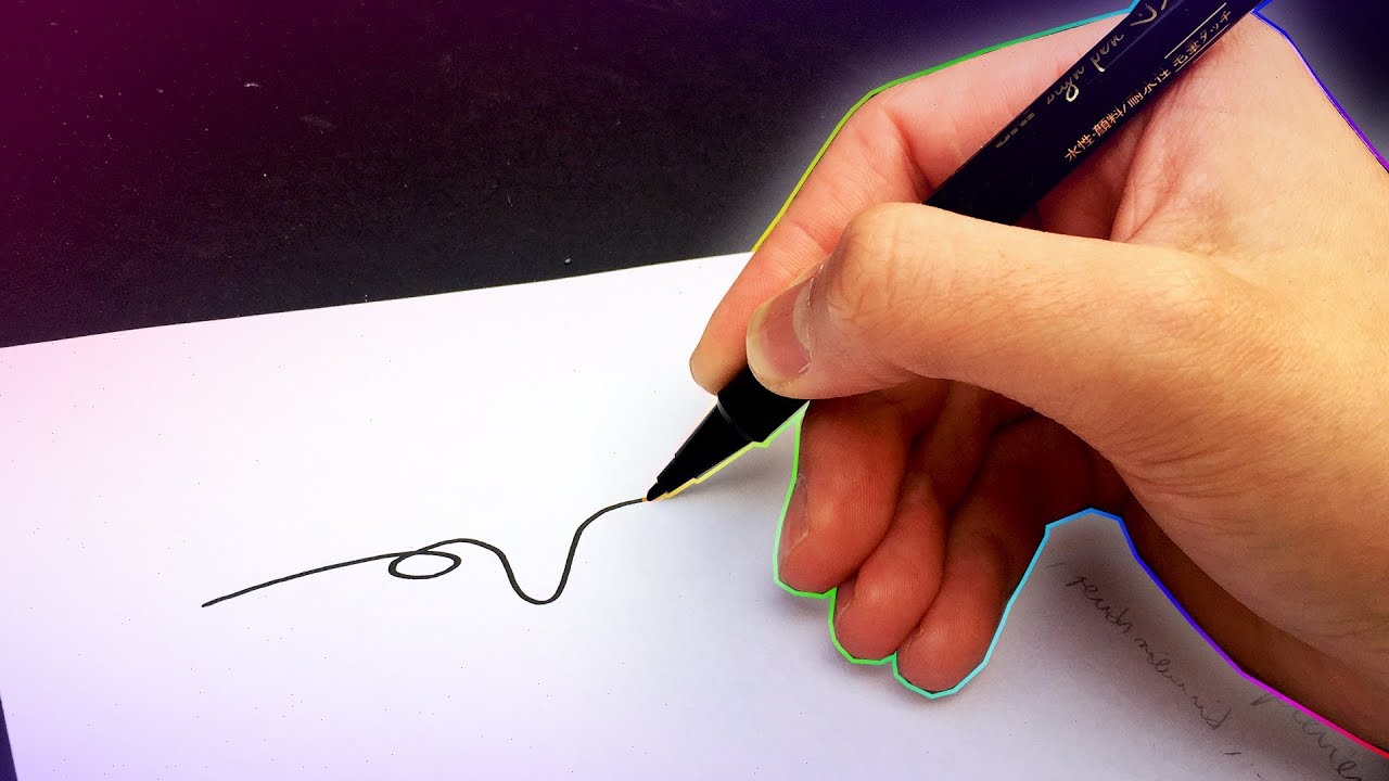 1280x720 One Line Art Challenge One Continuous Line For Minutes - Line Drawing Drawing