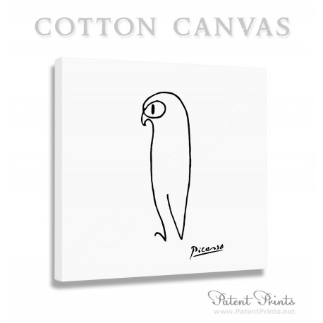 458x458 Pablo Picasso Abstract Line Drawing Eagle, Pablo Picasso Canvas - Line Drawing Eagle