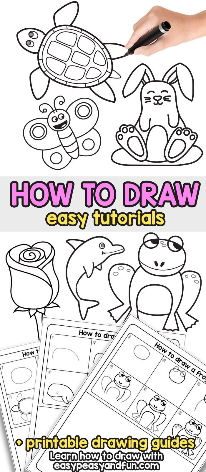 700x1600 How To Draw - Line Drawing For Kids