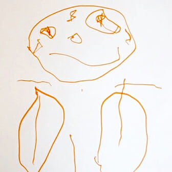 336x336 Kids Drawing - Line Drawing For Kids