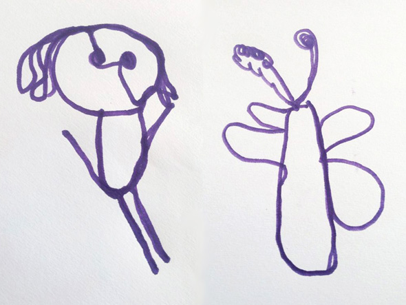 590x443 Drawing Games For Kids One Line Drawing Challenge - Line Drawing For Kids