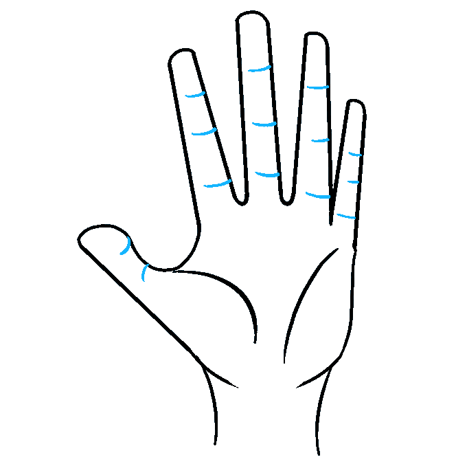 680x678 How To Draw A Hand Really Easy Drawing Tutorial - Line Drawing Hand