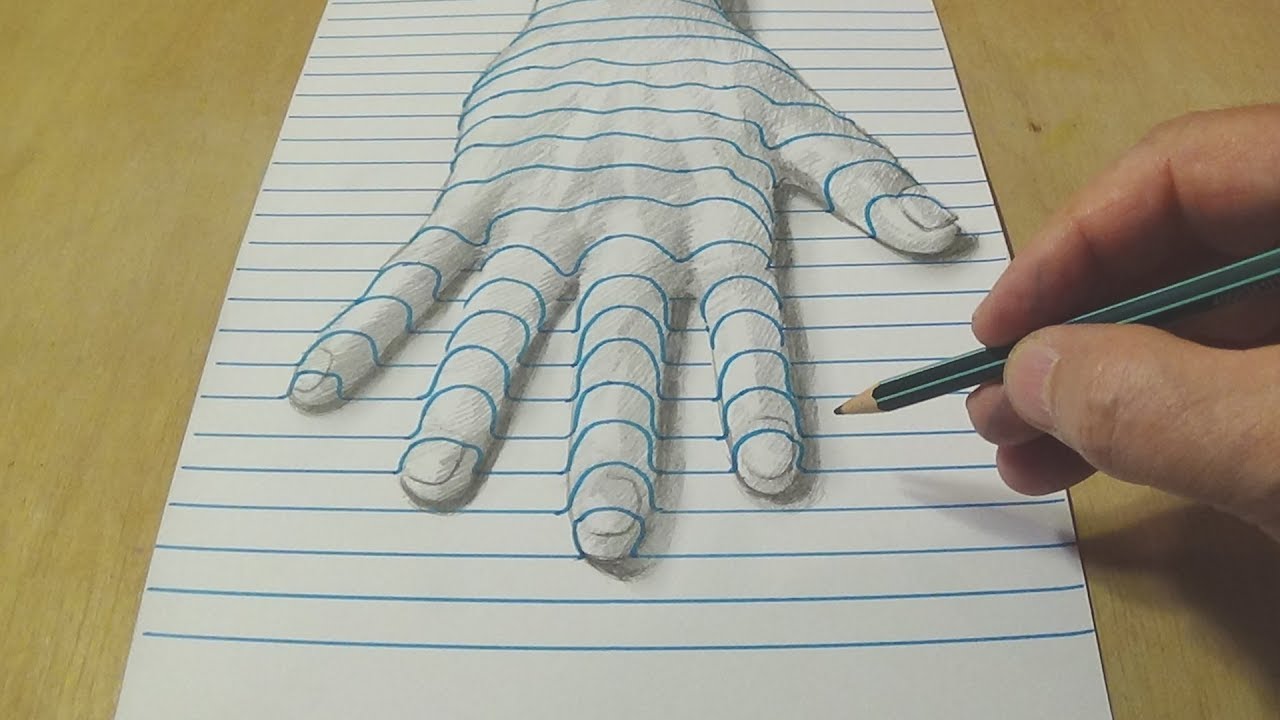 1280x720 New Perspective - Line Drawing Hand