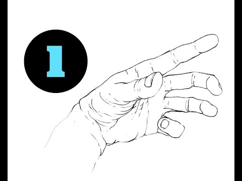 480x360 Contour Drawing The Hand - Line Drawing Hand