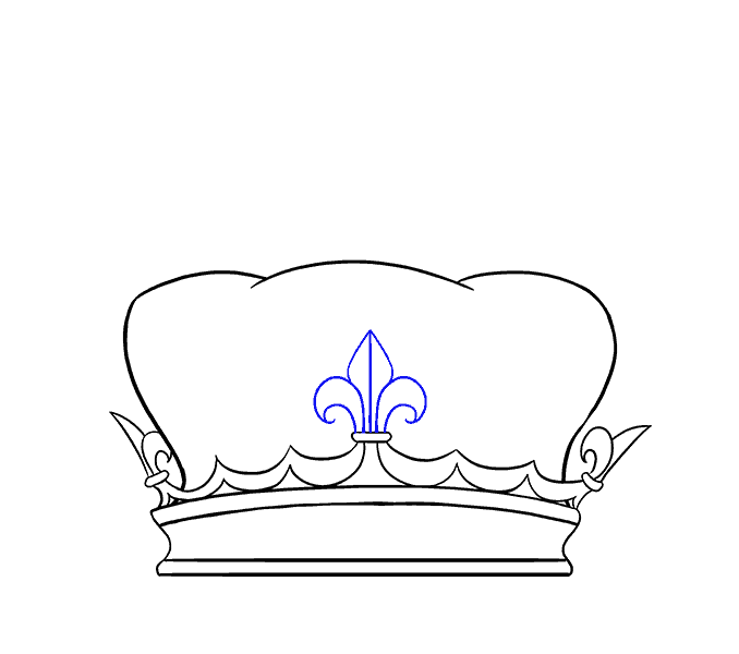 678x600 How To Draw A Crown In A Few Easy Steps Easy Drawing Guides - Line Drawing Of A Crown