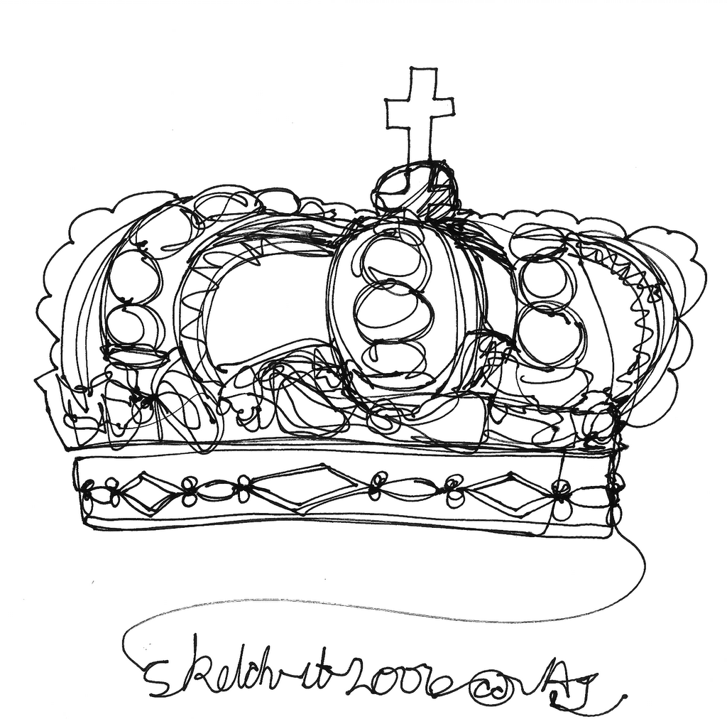 Line Drawing Of A Crown at Explore collection of