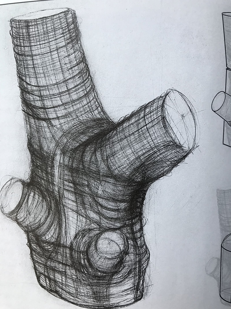 800x1067 Intro To Drawing Metro Arts Section - Line Drawing Of Cross