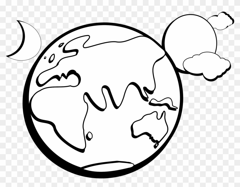 840x655 Aussie Earth Outline - Line Drawing Of The Earth