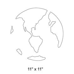 236x236 Black And White Drawing Of A Cartoon Earth Art In Earth - Line Drawing Of The Earth