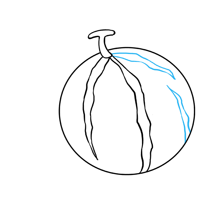 680x678 How To Draw A Watermelon - Line Drawing Of Watermelon