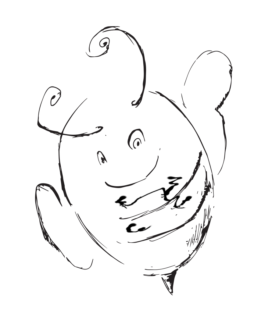 892x1086 The Great Watermelon Sled Line Drawing Bee! Trekstir - Line Drawing Of Watermelon