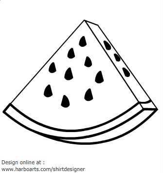 335x355 Watermelon Drawing - Line Drawing Of Watermelon