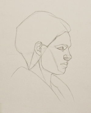 Line Drawing Portrait at PaintingValley.com | Explore collection of ...