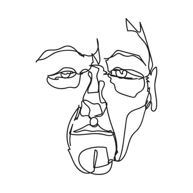 Line Drawing Portrait at PaintingValley.com | Explore collection of ...