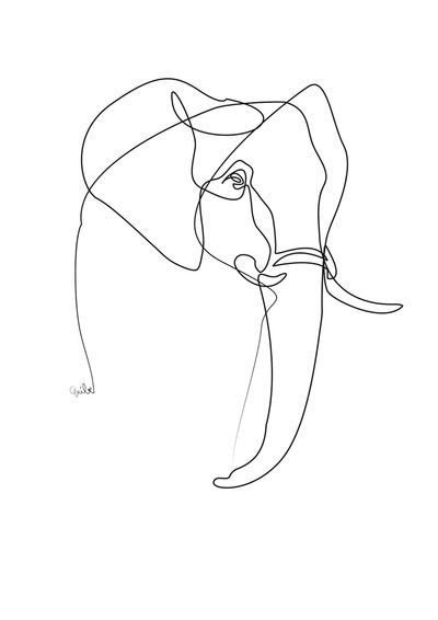 400x566 Line Drawing Another Great Example Of How A Line Drawing Can Be - Line Drawing Simple