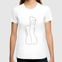 264x264 One Line Drawing T Shirts - Line Drawing T Shirt