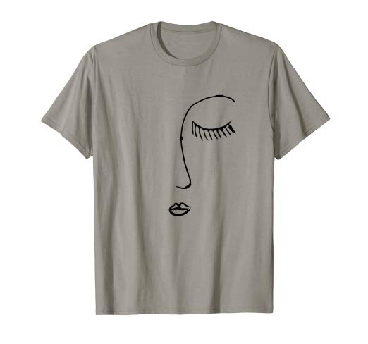 Line Drawing T Shirt at PaintingValley.com | Explore collection of Line ...