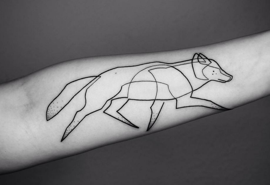 919x629 Mo Ganji's Single Continuous Line Tattoo Designs Are Absolutely - Line Drawing Tattoo