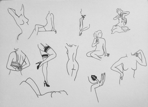 500x361 Ange Jumawan Mcneese Minimalist Ladies Ig Curio Ange - Line Drawing Tattoo