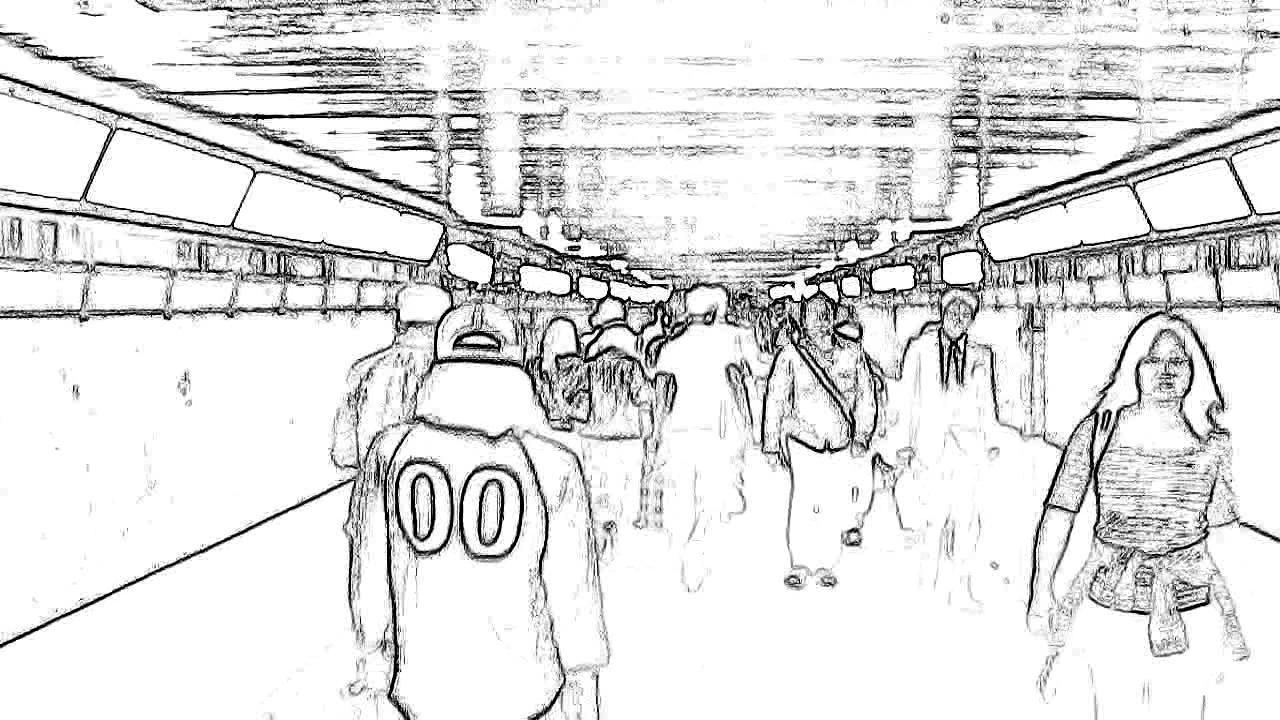 1280x720 Images To Help Draw People - Line Drawings Of People