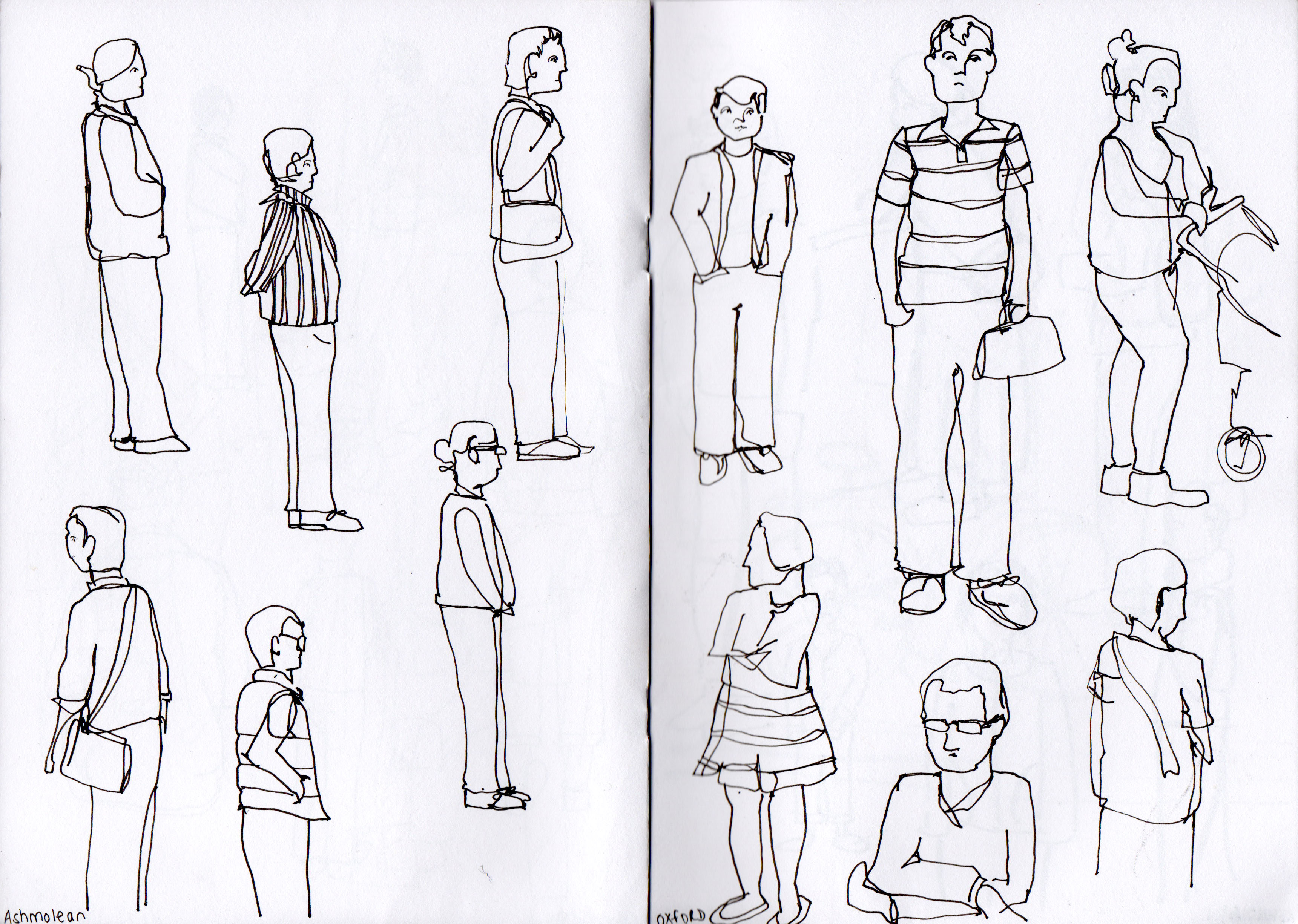 3442x2451 People Harriet Plaskitt - Line Drawings Of People