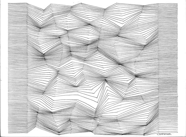 600x444 Drawing With Lines Optical Design Art Lesson - Line Pattern Drawing