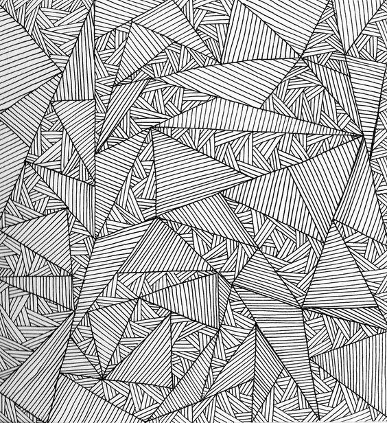 564x616 Geometric Pattern - Line Pattern Drawing