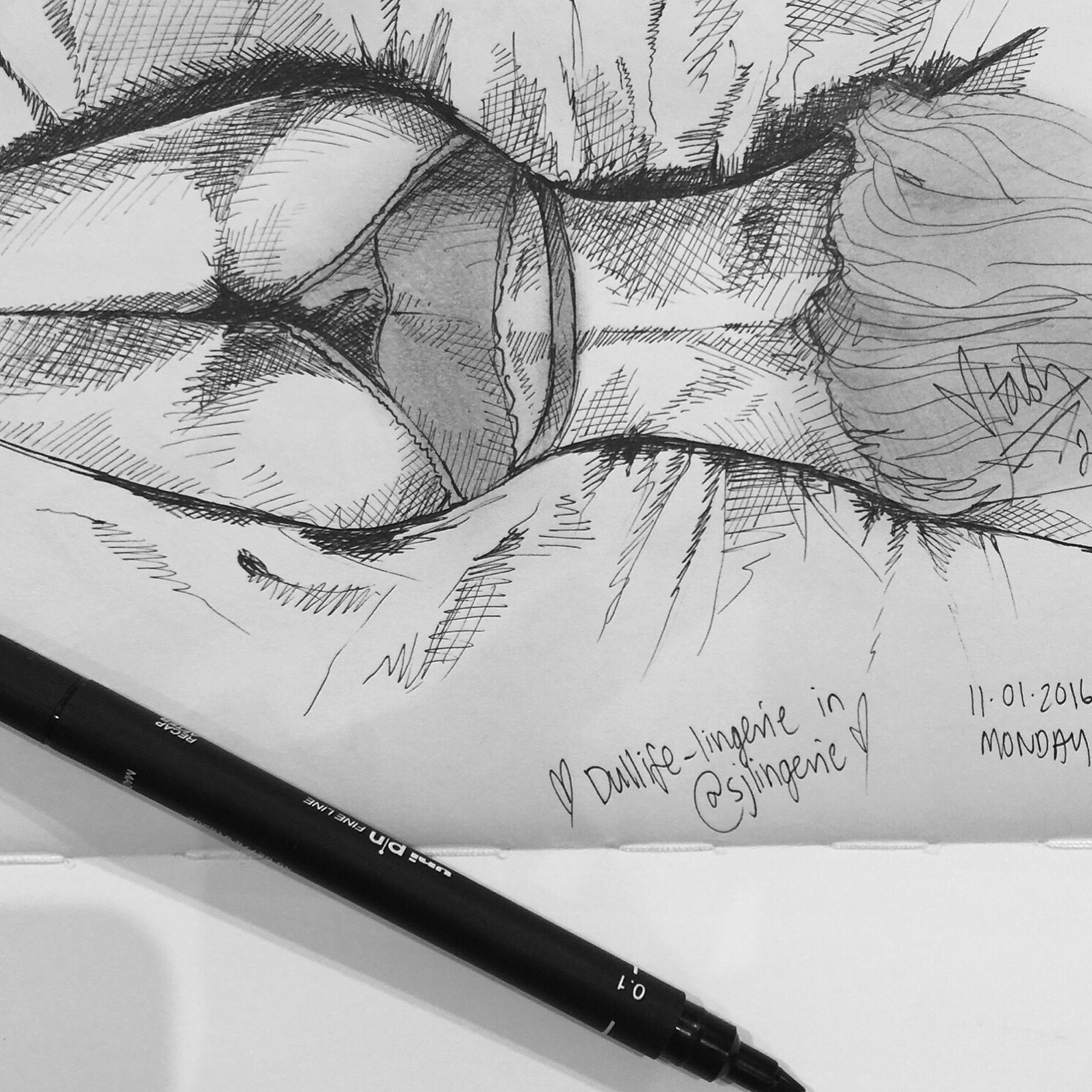 1497x1497 Ladies In Lingerie Natasha Dearden - Lingerie Drawing