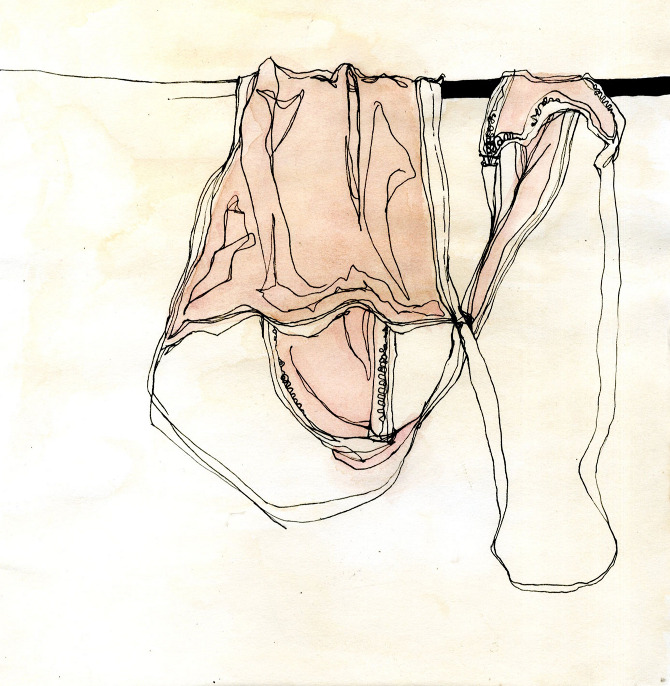 670x686 Lingerie Drawings - Lingerie Drawing
