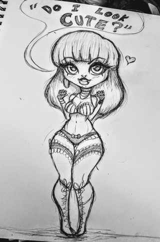 320x484 Lingerie Drawings On Paigeeworld Pictures Of Lingerie - Lingerie Drawing