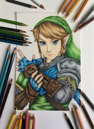 Link Drawing at PaintingValley.com | Explore collection of Link Drawing