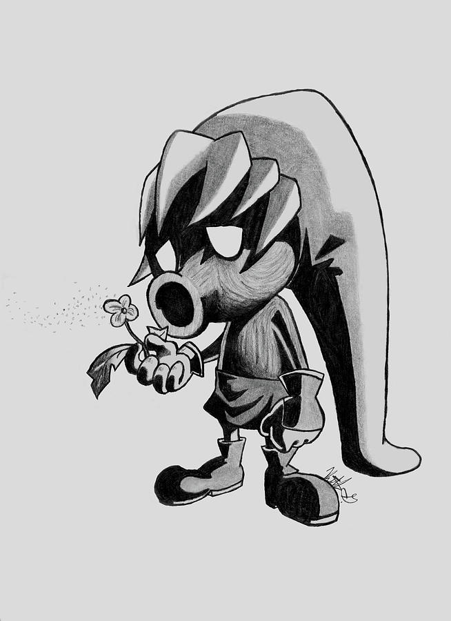 654x900 Deku Link Drawing - Link Drawing