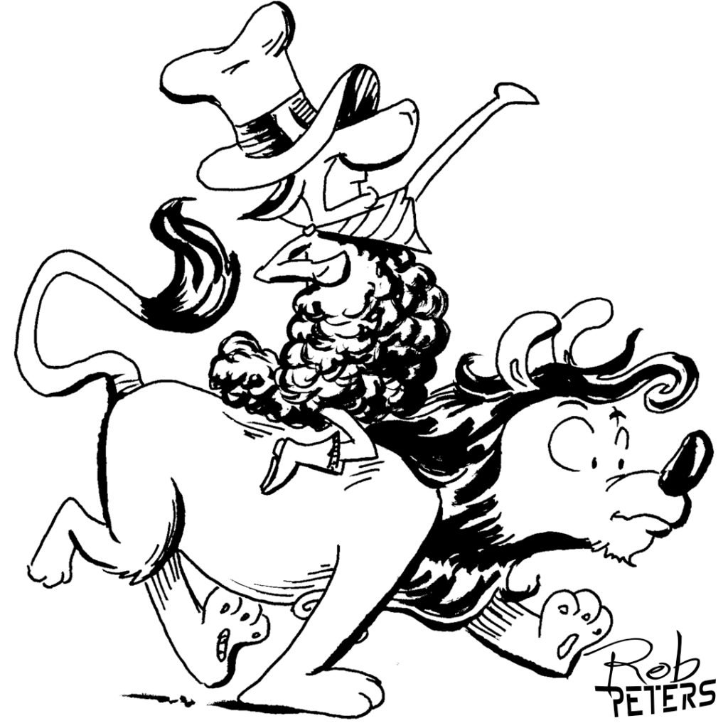 1024x1024 Daily Drawing Lion Lamb - Lion And Lamb Drawing