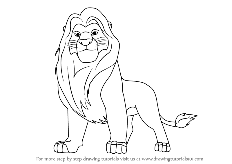 800x566 lion king png black and white transparent lion king black - Lion Black And White Drawing