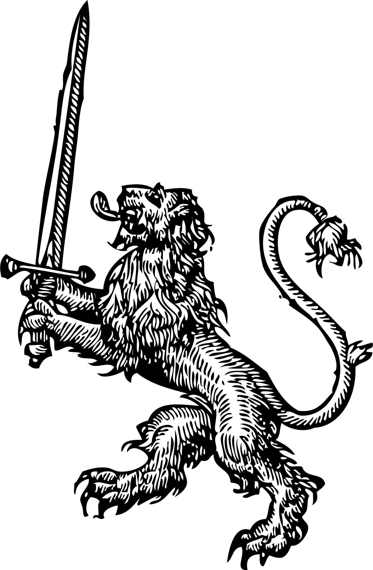 1574x2400 Black And White Image Black And White Download Lion Huge - Lion Drawing Black And White