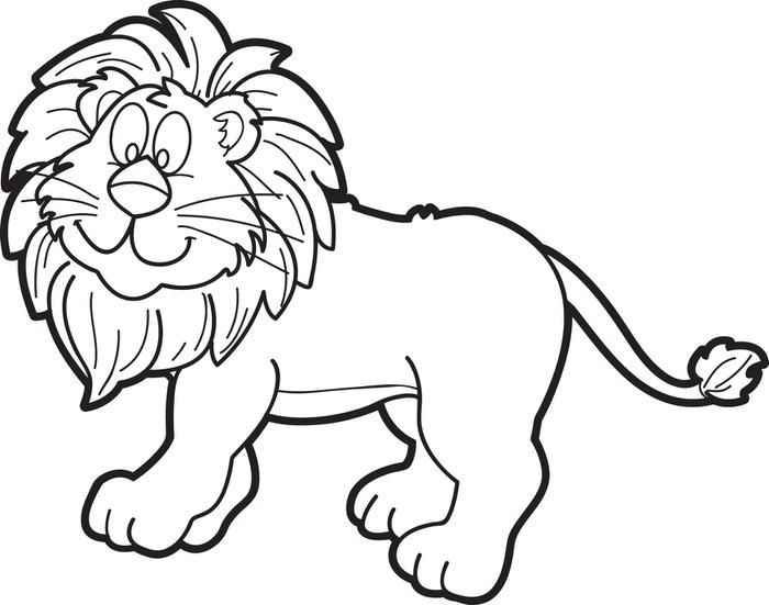 700x551 Lion Clipart Black And White Lion Black And White Clip Art - Lion Drawing Black And White
