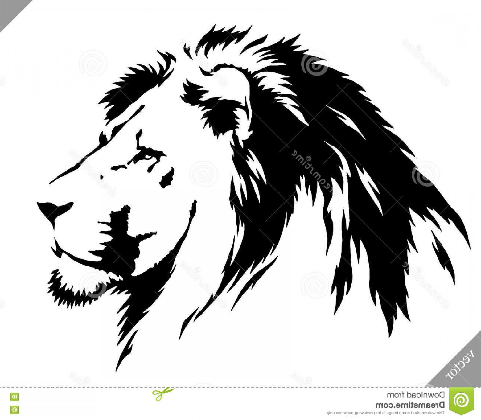 1560x1362 Lion Vector Graphics Arenawp - Lion Drawing Black And White