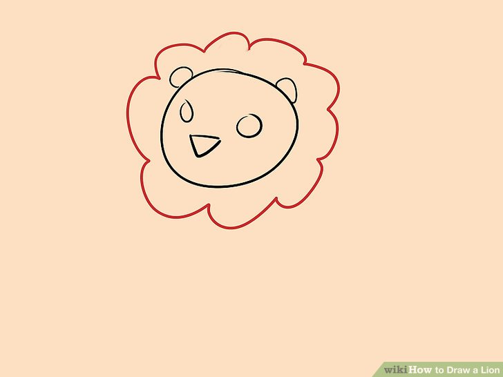 728x546 Ways To Draw A Lion - Lion Drawing Easy